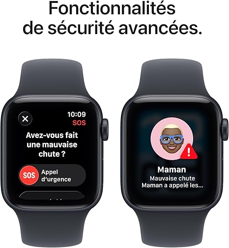 Apple Watch SE 3 | Minuit | Bracelet Sport Minuit