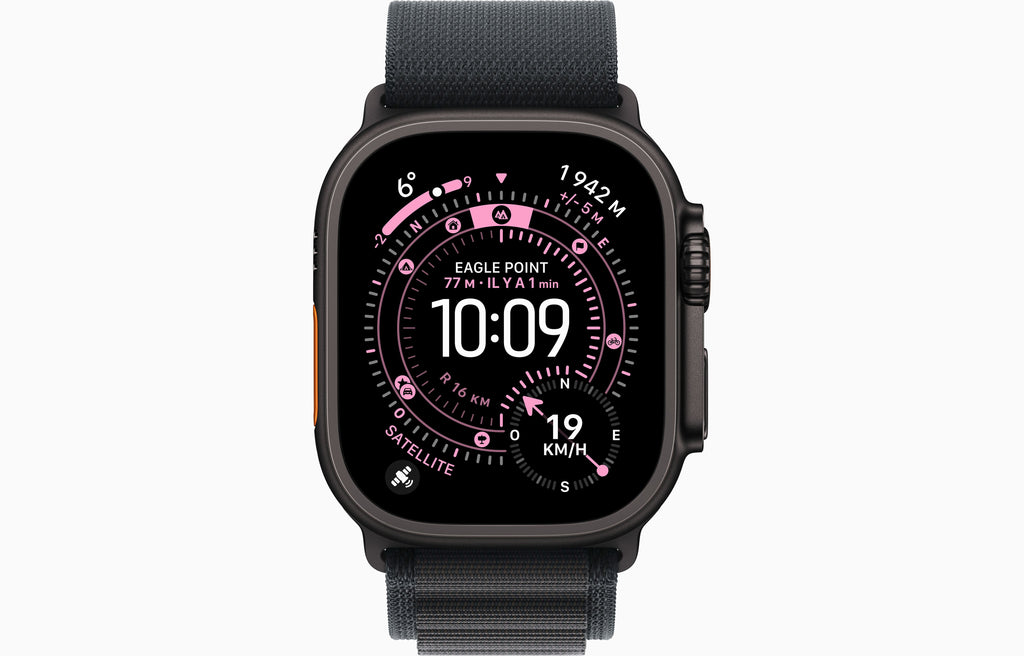 Apple Watch Ultra 3 – Noir Total avec Boucle Alpine