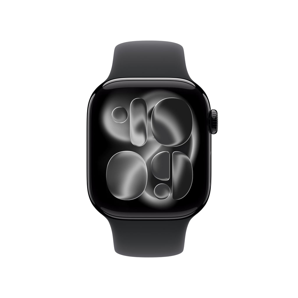 Apple Watch Series 11 - Aluminium | Noir Intense | Bracelet Sport Noir