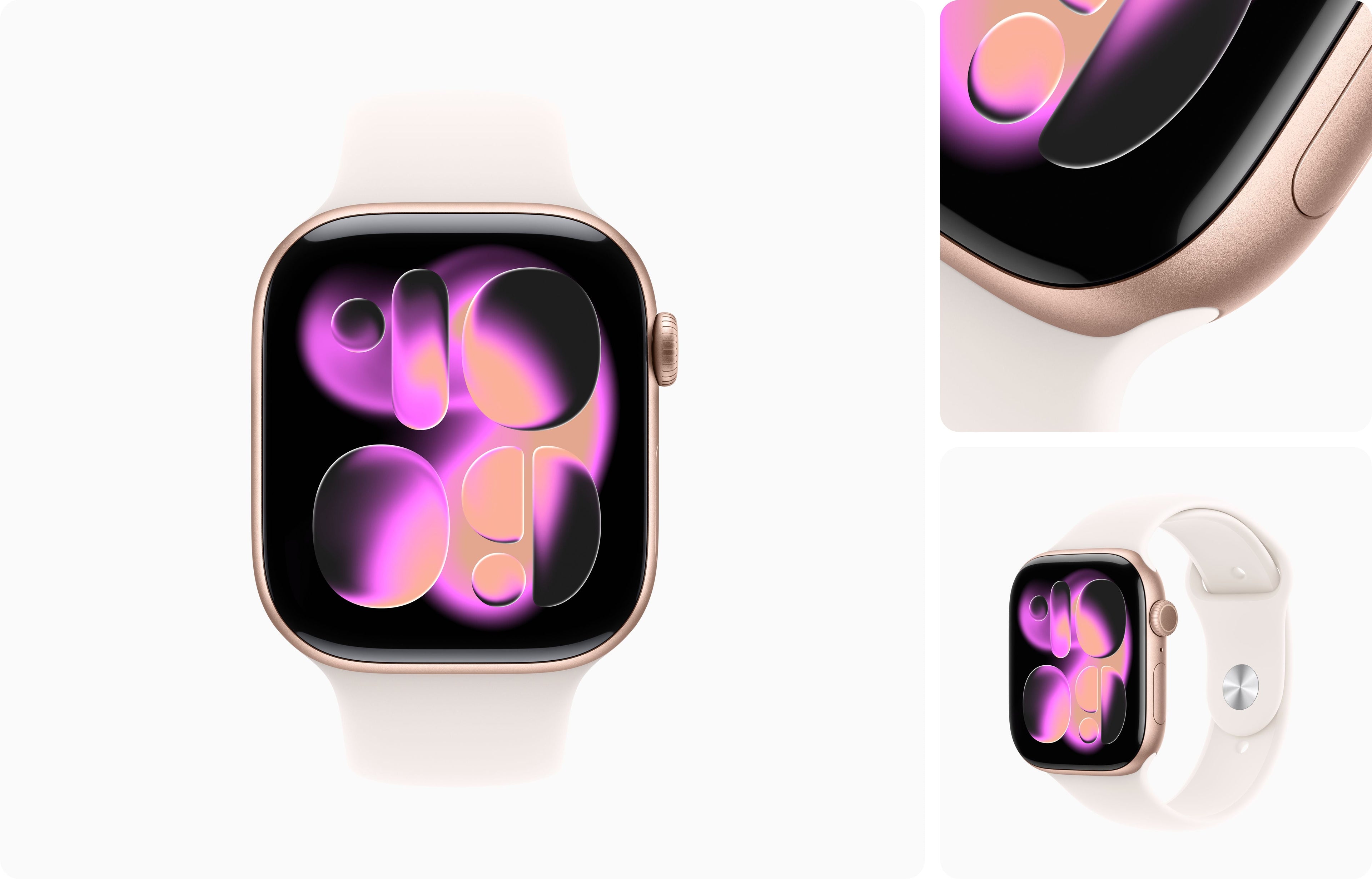 Apple Watch Series 11 - Aluminium | Rose | Bracelet Sport Rose