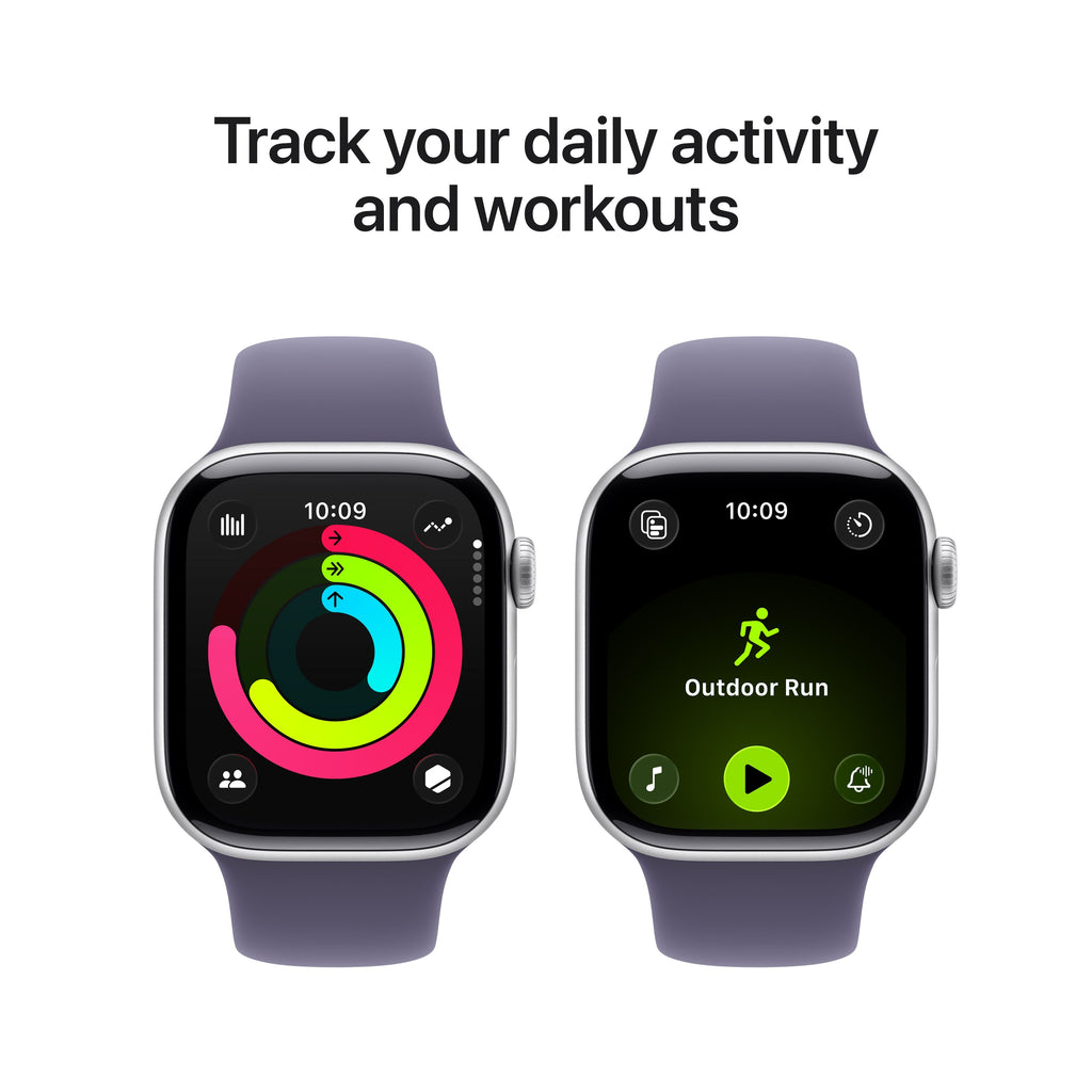 Apple Watch Series 11 - Aluminium | Noir Intense | Bracelet Sport Noir